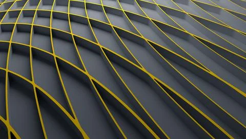 Abstract 3D Render Stock Illustration