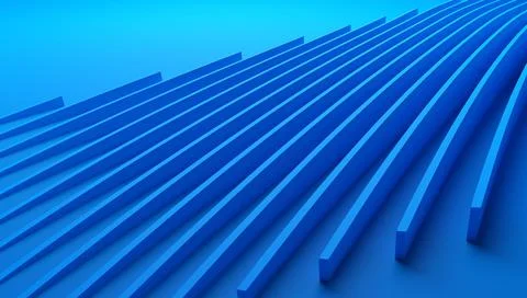 Abstract 3D Render Stock Illustration