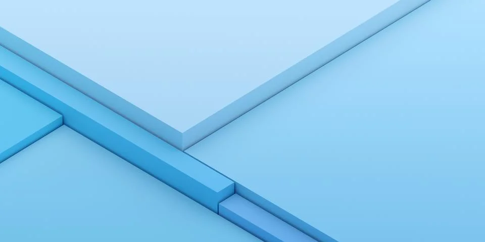 Abstract 3D Render Stock Illustration