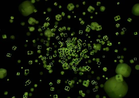 Abstract 3D Render Illustrazione stock