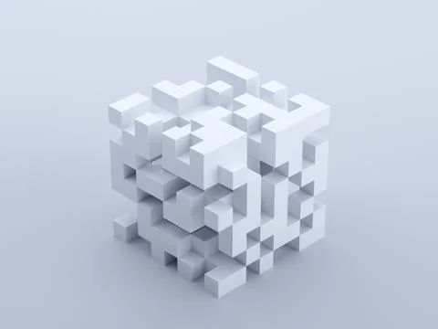 Abstract 3D Render Illustrazione stock