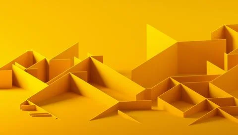 Abstract 3D Render Stock-Illustration