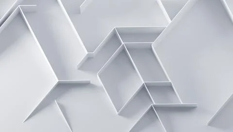 Abstract 3D Render Stock Illustration