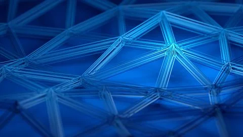 Abstract 3D Render Stock Illustration