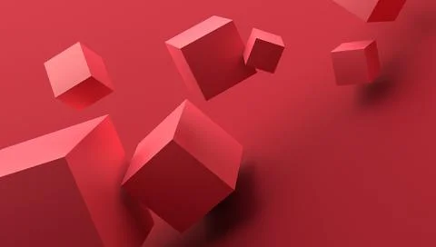 Abstract 3D Render Stock Illustration