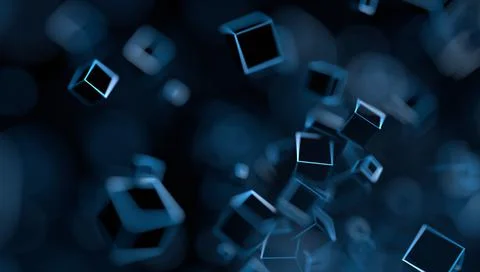 Abstract 3D Render Illustrazione stock