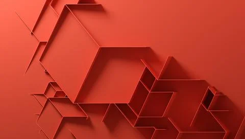 Abstract 3D Render Illustrazione stock