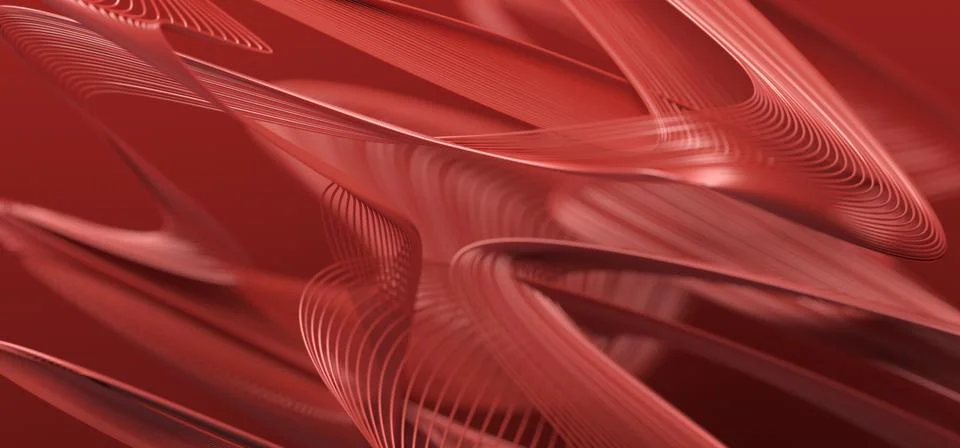 Abstract 3D Render Illustrazione stock