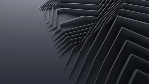 Abstract 3D Render Illustrazione stock