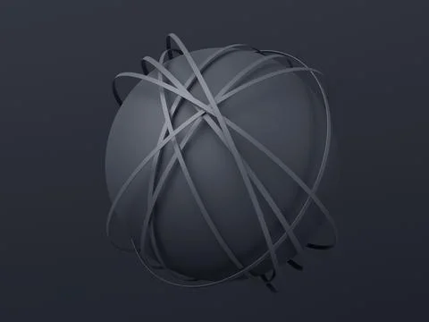 Abstract 3D Render Stock Illustration