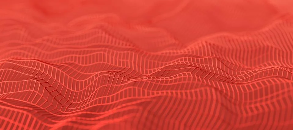 Abstract 3D Render Illustrazione stock