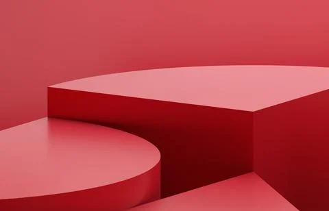 Abstract 3D Render Stock-Illustration