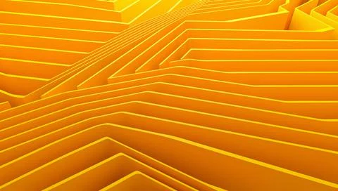 Abstract 3D Render Illustrazione stock