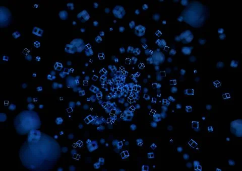 Abstract 3D Render Stock Illustration