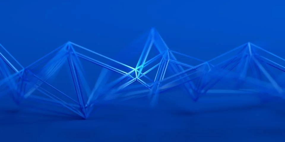 Abstract 3D Render Illustrazione stock