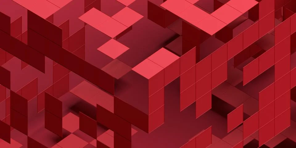 Abstract 3D Render Illustrazione stock