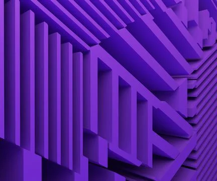 Abstract 3D Render Stock-Illustration