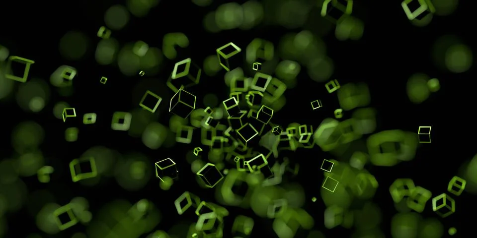 Abstract 3D Render Stock Illustration