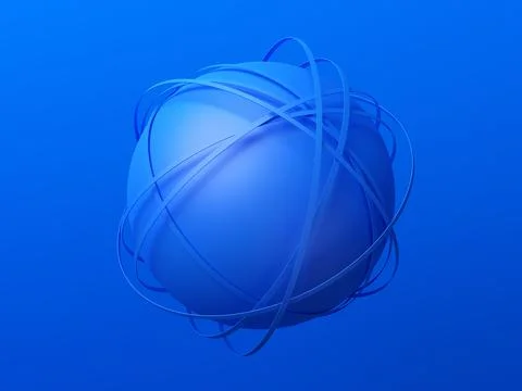 Abstract 3D Render Stock-Illustration