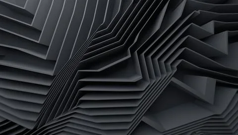 Abstract 3D Render Stock Illustration