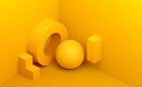 Abstract 3D Render Stock Illustration