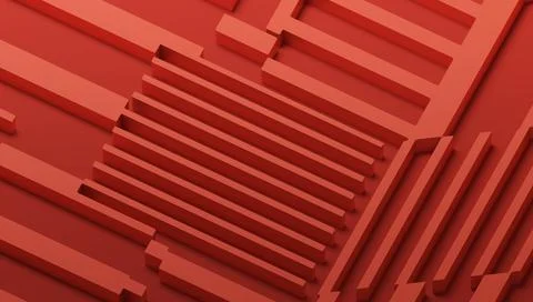 Abstract 3D Render Stock Illustration