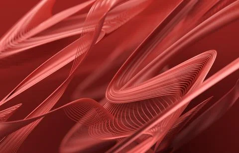 Abstract 3D Render Illustrazione stock