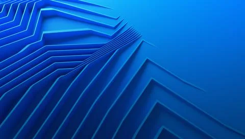 Abstract 3D Render Stock Illustration