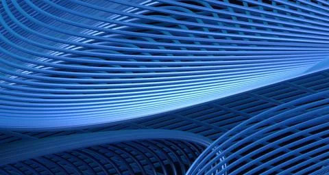 Abstract 3D Render Illustrazione stock