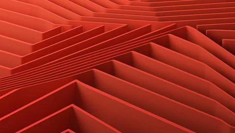 Abstract 3D Render Stock Illustration