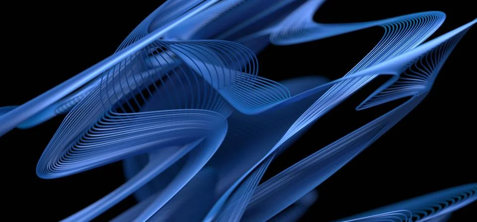 Abstract 3D Render Stock-Illustration