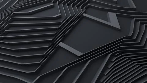 Abstract 3D Render Stock-Illustration