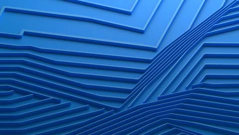 Abstract 3D Render Illustrazione stock