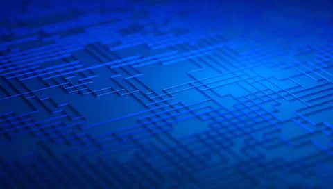 Abstract 3D Render Stock-Illustration