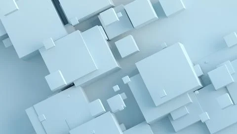 Abstract 3D Render Illustrazione stock