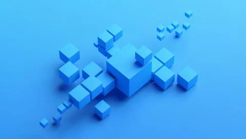 Abstract 3D Render Illustrazione stock