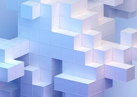 Abstract 3D Render Stock Illustration