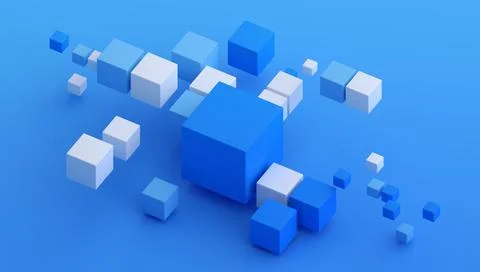 Abstract 3D Render Stock Illustration