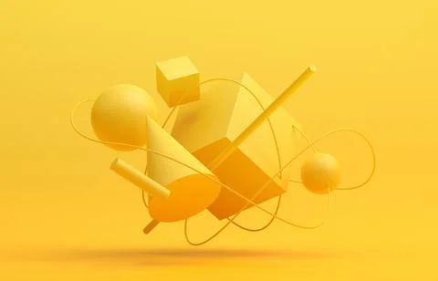 Abstract 3D Render Illustrazione stock