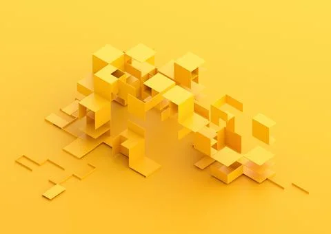 Abstract 3D Render Illustrazione stock