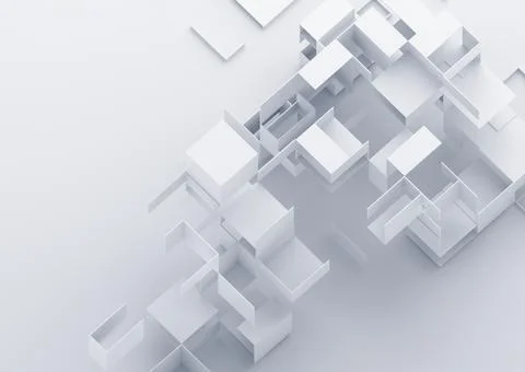 Abstract 3D Render Illustrazione stock