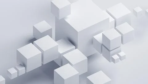 Abstract 3D Render Illustrazione stock