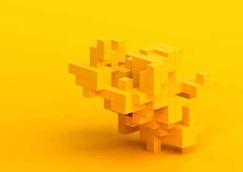 Abstract 3D Render Illustrazione stock