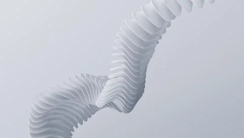 Abstract 3D Render Stock Illustration