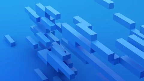 Abstract 3D Render Illustrazione stock