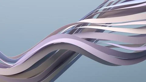 Abstract 3D Render Stock Illustration