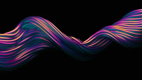 Abstract 3D Render Illustrazione stock