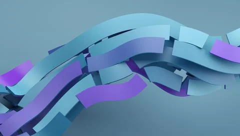 Abstract 3D Render Stock Illustration