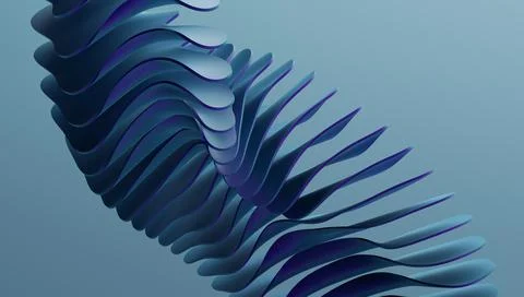 Abstract 3D Render Stock Illustration