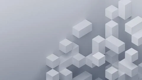 Abstract 3D Render Stock-Illustration